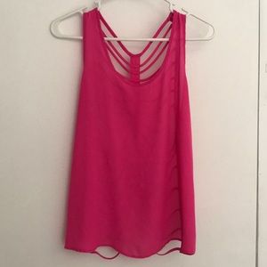 Pink tank top
